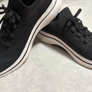 Skechers Black Athletic Shoes